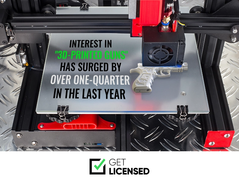 the rise of the popularity of 3D-printed guns