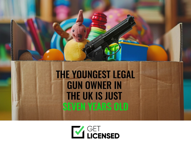 The youngest gun owner in the UK is seven years old